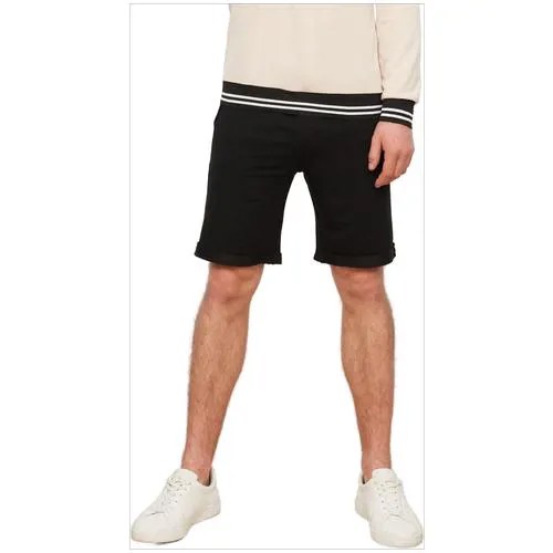Шорты TRENDYOL мужские, модель: TMNSS21SR0046, цвет: BLACK, размер: M