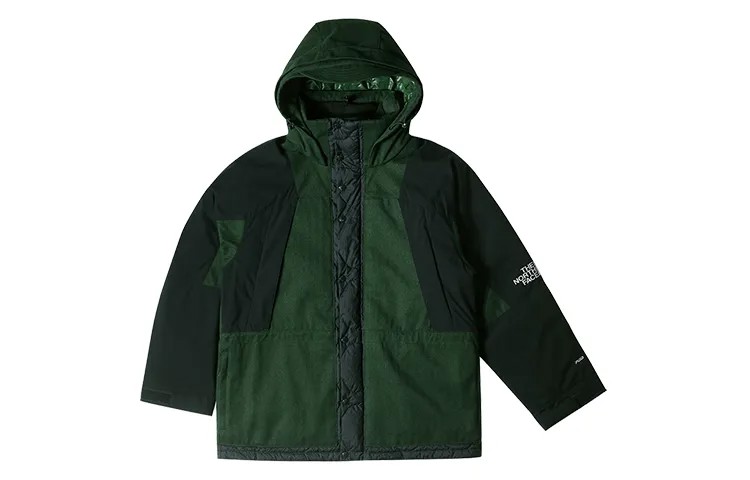Пуховик мужской зеленый The North Face, зеленый
