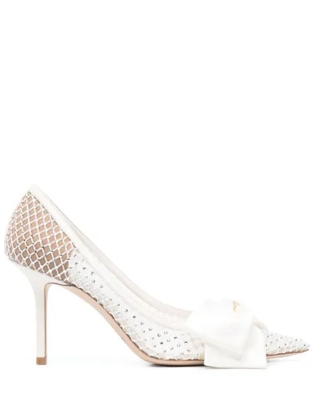 Туфли с бантом Jimmy Choo, белый