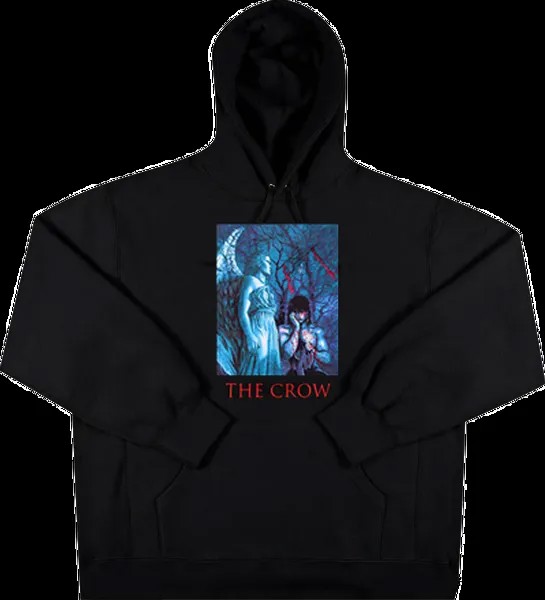 Толстовка Supreme x The Crow Hooded Sweatshirt 'Black', черный