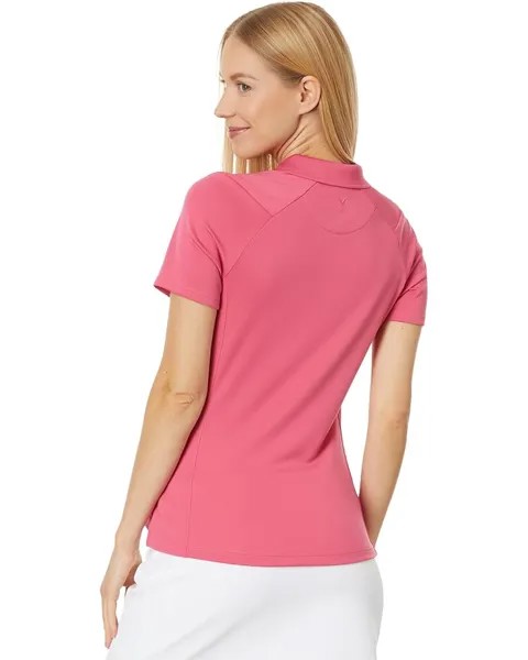 Поло Callaway SWING TECH Solid Knit Polo, цвет Fruit Dove