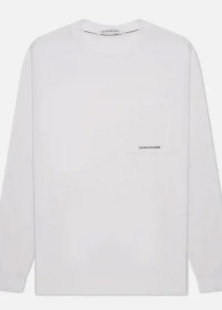 Мужской лонгслив Calvin Klein Jeans Organic Cotton Essentials, цвет белый, размер XL
