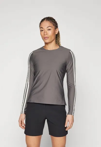 Топ с длинными рукавами WOMEN'S ULTIMATE TWIST LONG SLEEVE SHIRT adidas Golf, цвет charcoal