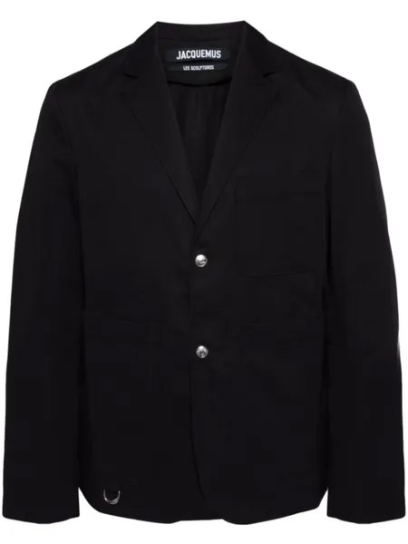Однобортный пиджак Jean Jacquemus, черный