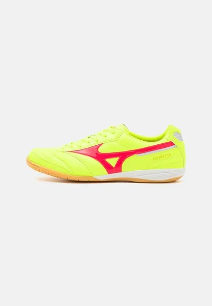 Бутсы для мини-футбола MORELIA SALA ELITE IN Mizuno, цвет safety yellow/fiery coral 2