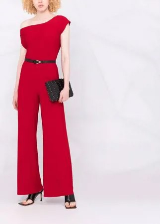 Norma Kamali off-shoulder flared jumpsuit