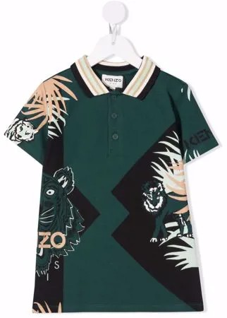 Kenzo Kids рубашка поло с логотипом