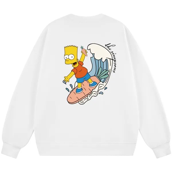 The Simpsons Толстовка унисекс «Симпсоны», Белый