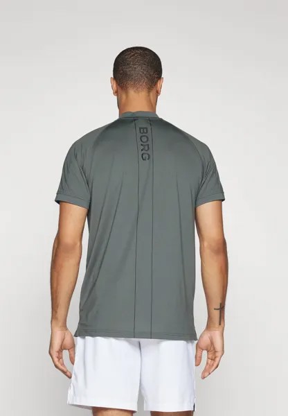 Спортивная футболка Björn Borg, городской шик Ace Performance Zip Polo