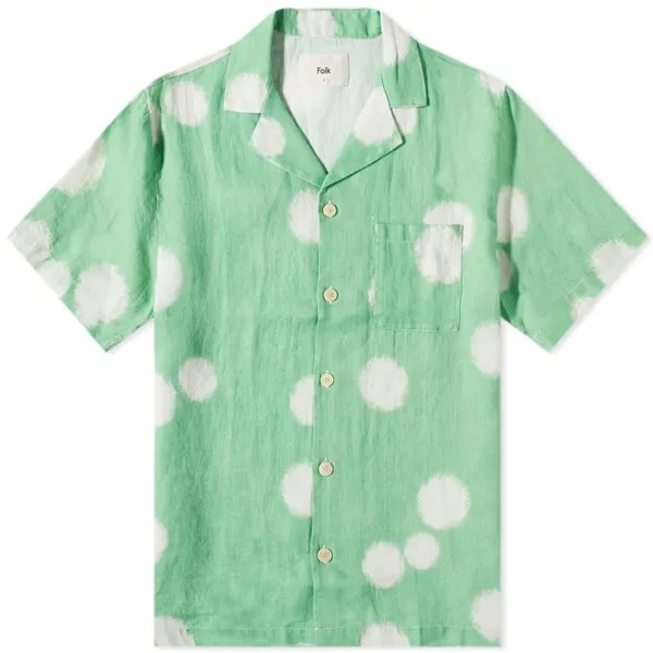 Рубашка Folk Dot Print Vacation Shirt