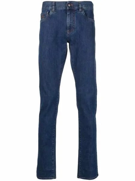 Canali джинсы кроя слим