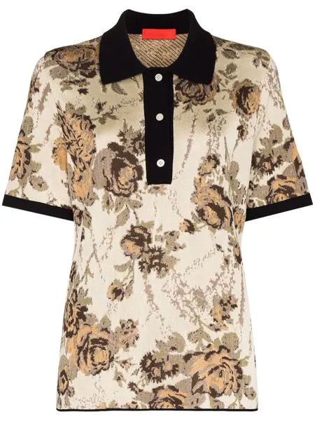 Commission рубашка поло Market с цветочным узором