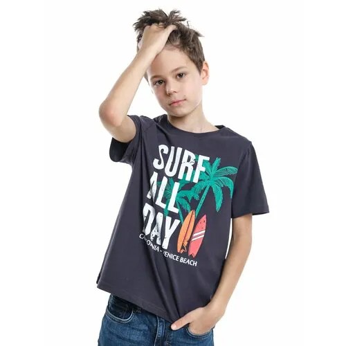 Футболка Mini Maxi, размер 122, серый