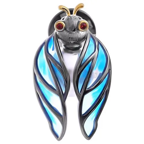 Брошь ELEMENT47, серебро, 925 проба