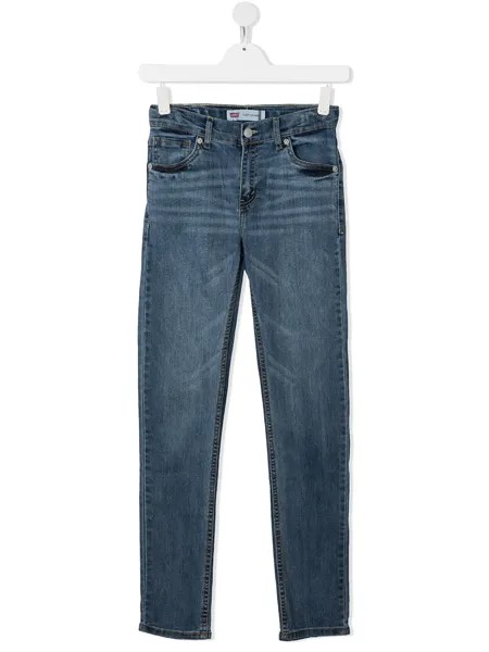 Levi's Kids джинсы с эффектом потертости