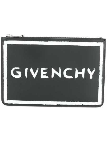 Givenchy клатч с логотипом 'Iconic'