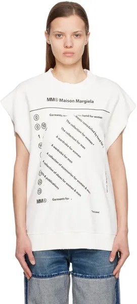 Толстовка без рукавов Off-White MM6 Maison Margiela