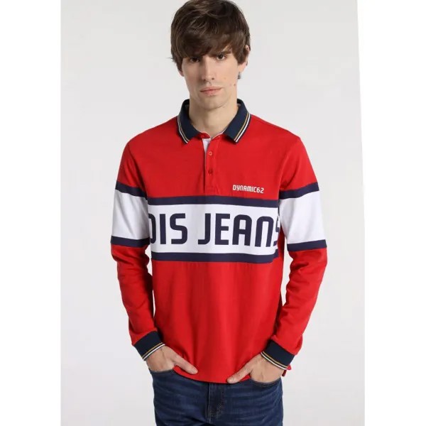 Поло с длинным рукавом Lois Jeans 131422, красный