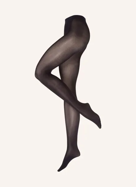 Сатиновые непаковые колготки Wolford, синий