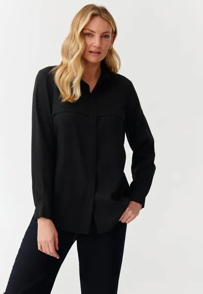 Блузка-рубашка KOROTA TATUUM, цвет black
