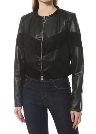 Кожаная куртка женская Guess by Marciano 74G316 черная 42