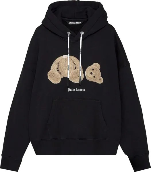 Худи Palm Angels Bear Hoodie 'Black/Brown', черный