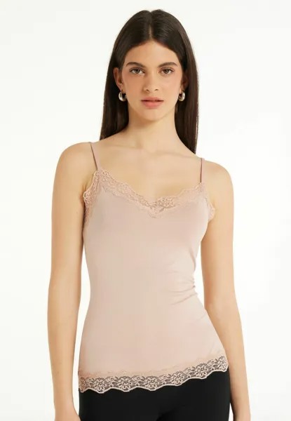 Топ V-NECK Tezenis, цвет hautfarben w diamond beige