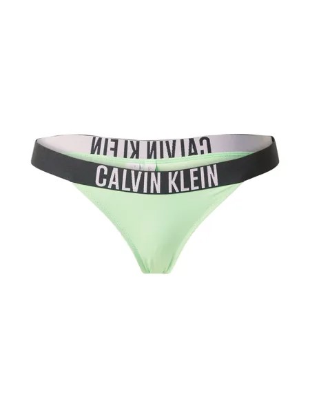 Плавки бикини Calvin Klein Swimwear, светло-зеленый