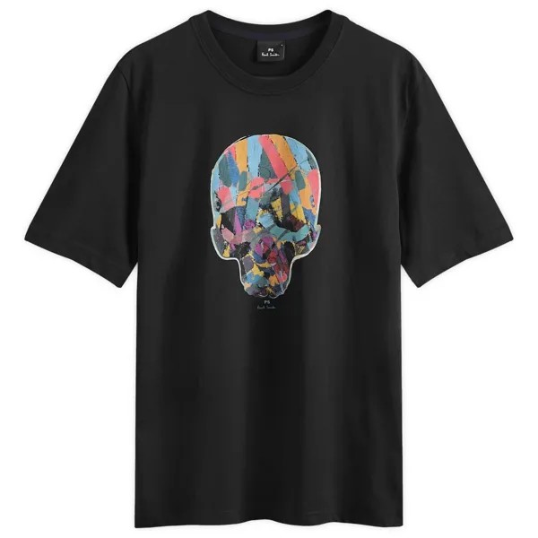 Футболка Paul Smith Multi Colour Skull T-Shirt, черный