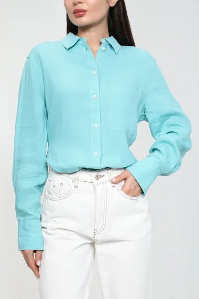 Рубашка женская Marc O’Polo M03130542427 бирюзовая 38