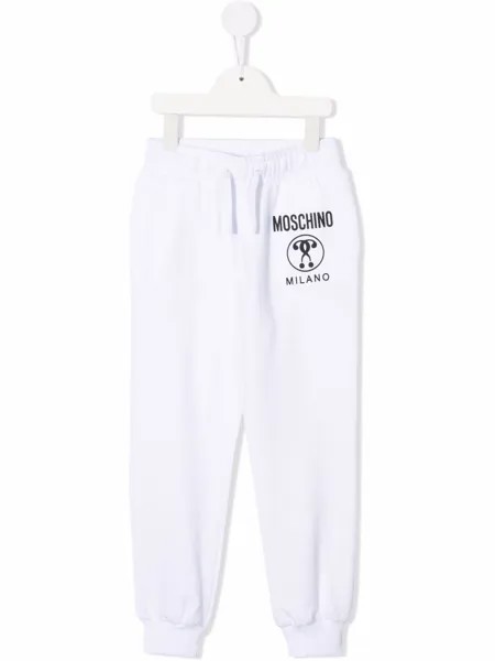 Moschino Kids спортивные брюки с логотипом