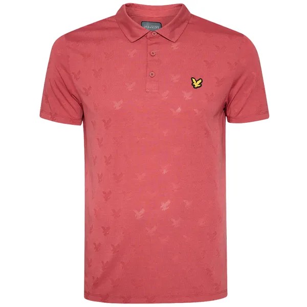 Мужская жаккардовая рубашка поло Lyle & Scott Lyle And Scott