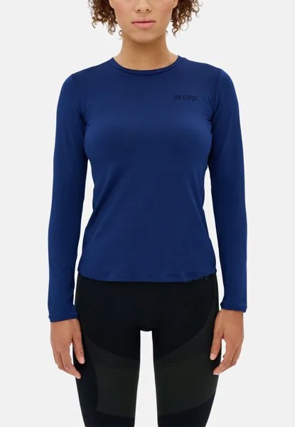 Рубашка с длинным рукавом THE RUN SHIRT LONG SLEEVE WOMEN CEP, цвет dark blue