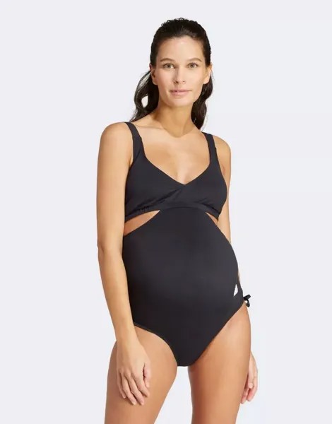 Черный купальник adidas Maternity Iconisea adidas performance