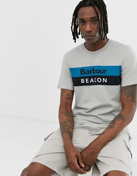 Серая футболка Barbour Beacon - Wray-Серый