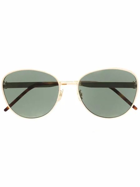 Saint Laurent Eyewear солнцезащитные очки в круглой оправе