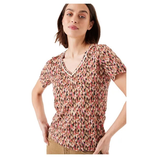 Футболка Garcia H30204 Short Sleeve V Neck, розовый