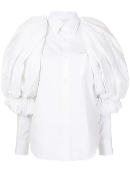 Comme Des Garçons рубашка с объемными рукавами
