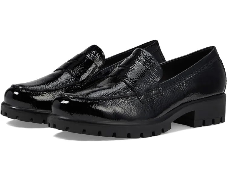 Лоферы ECCO Modtray Penny Loafer, цвет Black Patent