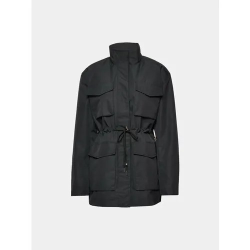 Куртка Han Kjøbenhavn Nylon Shirt Jacket, размер 36, черный