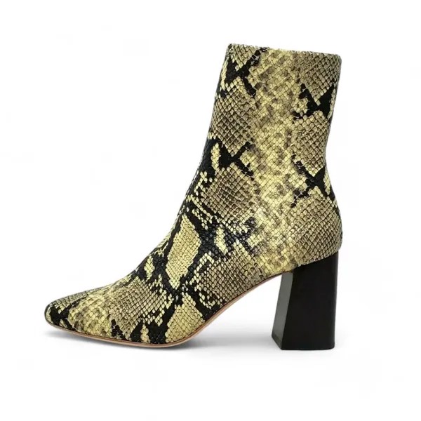 Узкие ботильоны песочного цвета Elise Loeffler Randall