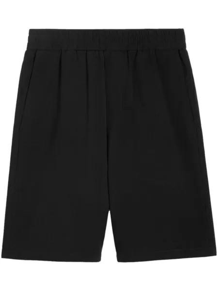AMI Paris спортивные шорты с монограммой Ami de Coeur, черный