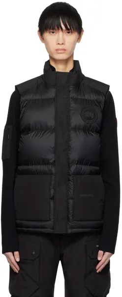 Черный пуховик Black Label в стиле фристайл Canada Goose