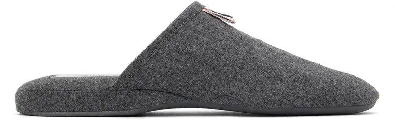 Серые тапочки с 4 перекладинами Thom Browne