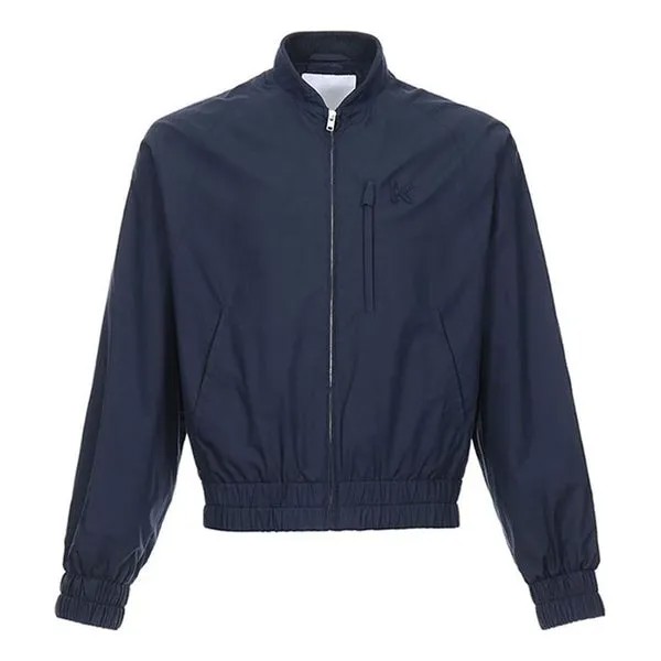 Куртка Men's KENZO FW20 Solid Color Cotton Jacket Navy Blue, синий