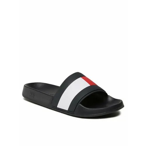 Шлепанцы TOMMY HILFIGER, размер EU 44, синий