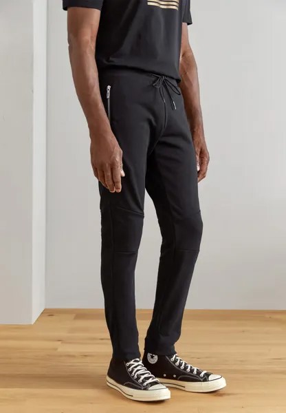 Спортивные штаны FLEECE SLIM FIT BLEND WITH RUBBER INJECTION LOGO Antony Morato, цвет black