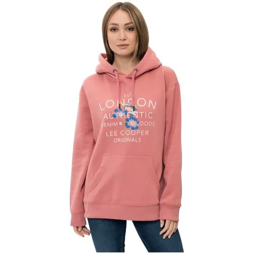 Толстовки Lee Cooper Seasonal overhead hoodie Женщины MT4A200200AS2LC-LGM XL