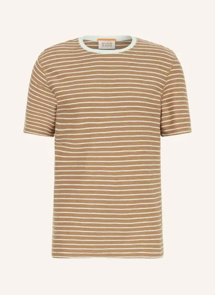 Футболка Scotch & Soda, коричневый
