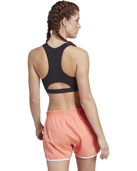 Бюстгальтер Adidas Running Medium Support Bra, черный